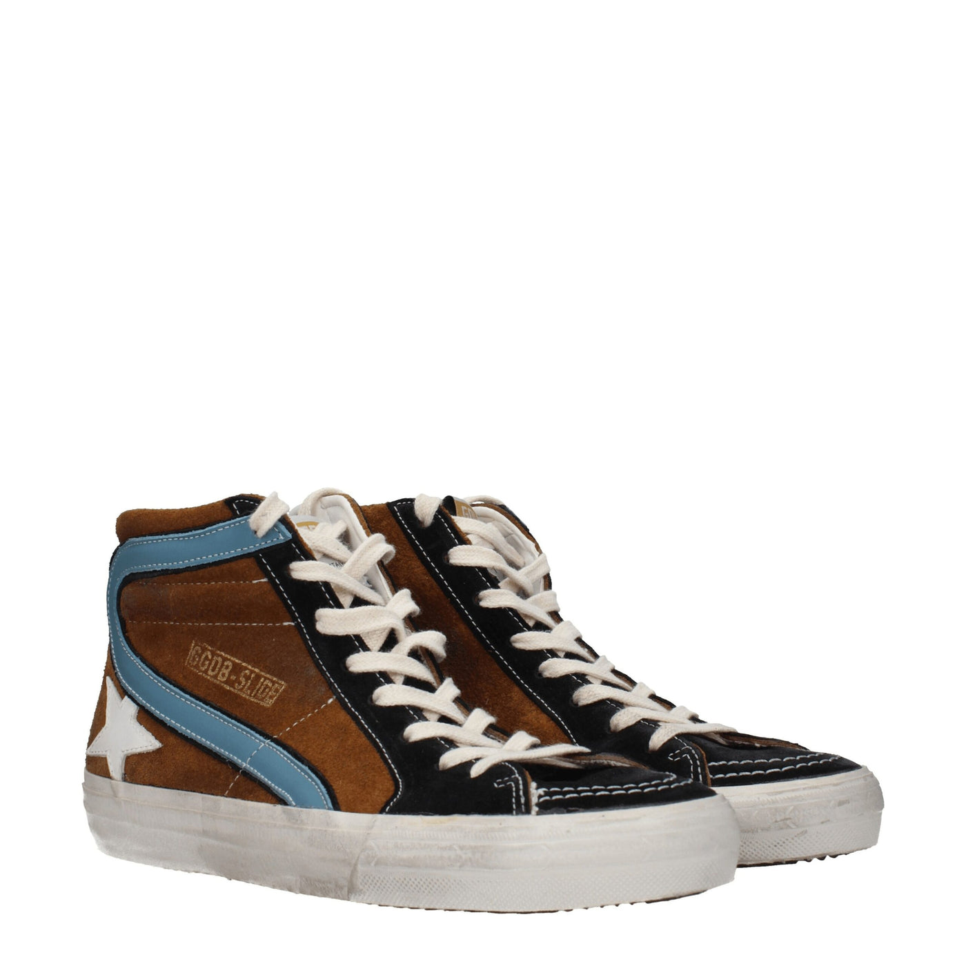 Golden Goose Bruine Leren High Tops