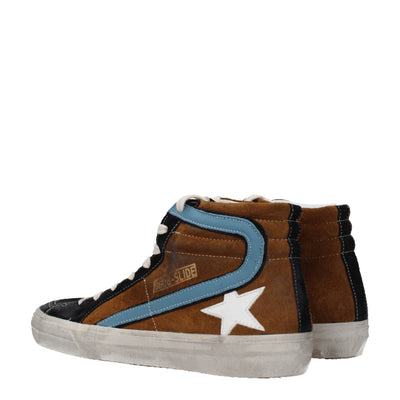 Golden Goose Bruine Leren High Tops
