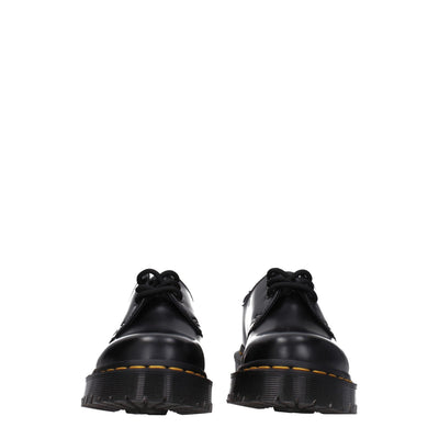 Dr. Martens Zwarte Leren Oxfords en Derbies