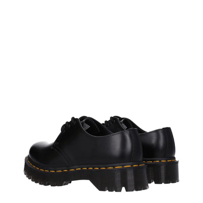 Dr. Martens Zwarte Leren Oxfords en Derbies