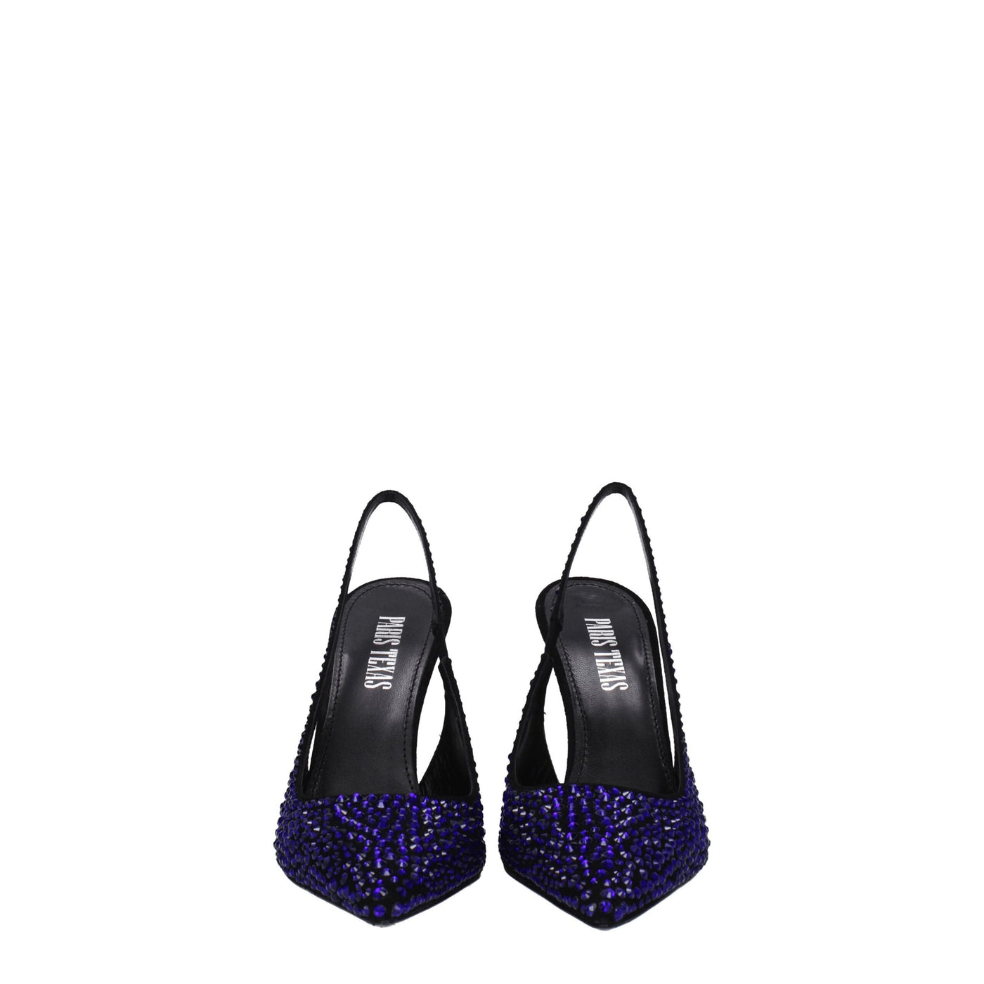Escarpins à talons hauts en cuir noir Paris Texas