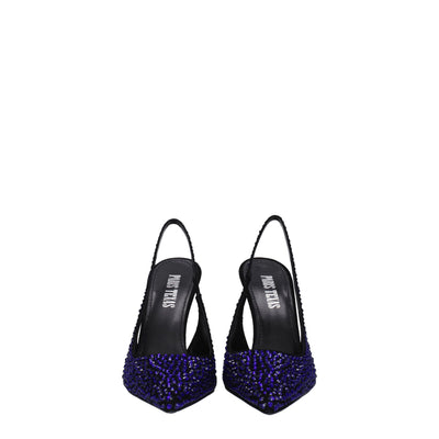 Escarpins à talons hauts en cuir noir Paris Texas