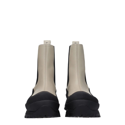 Stella McCartney zwarte leren enkellaarsjes