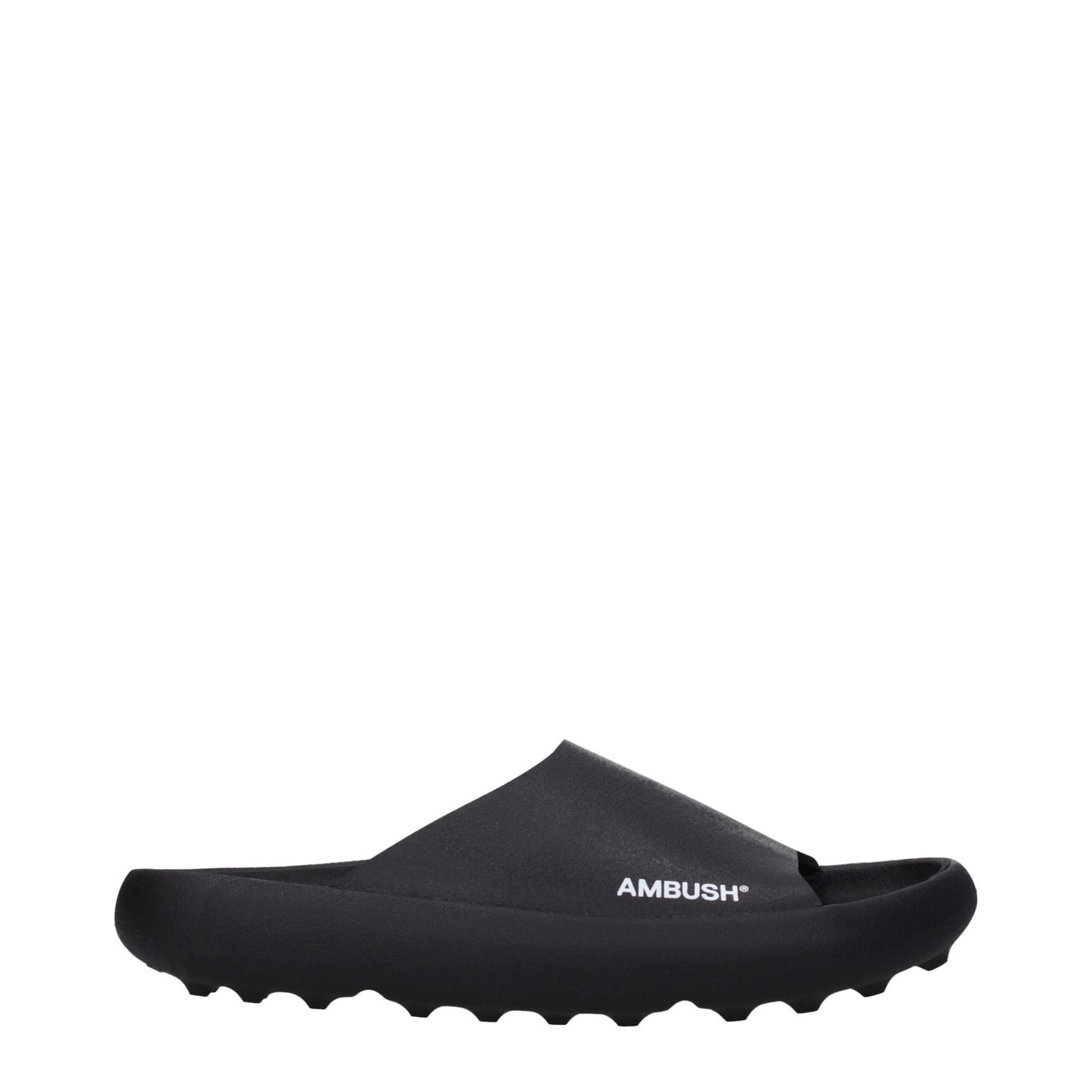 Ambush Zwarte Katoenen Pantoffels Sandalen