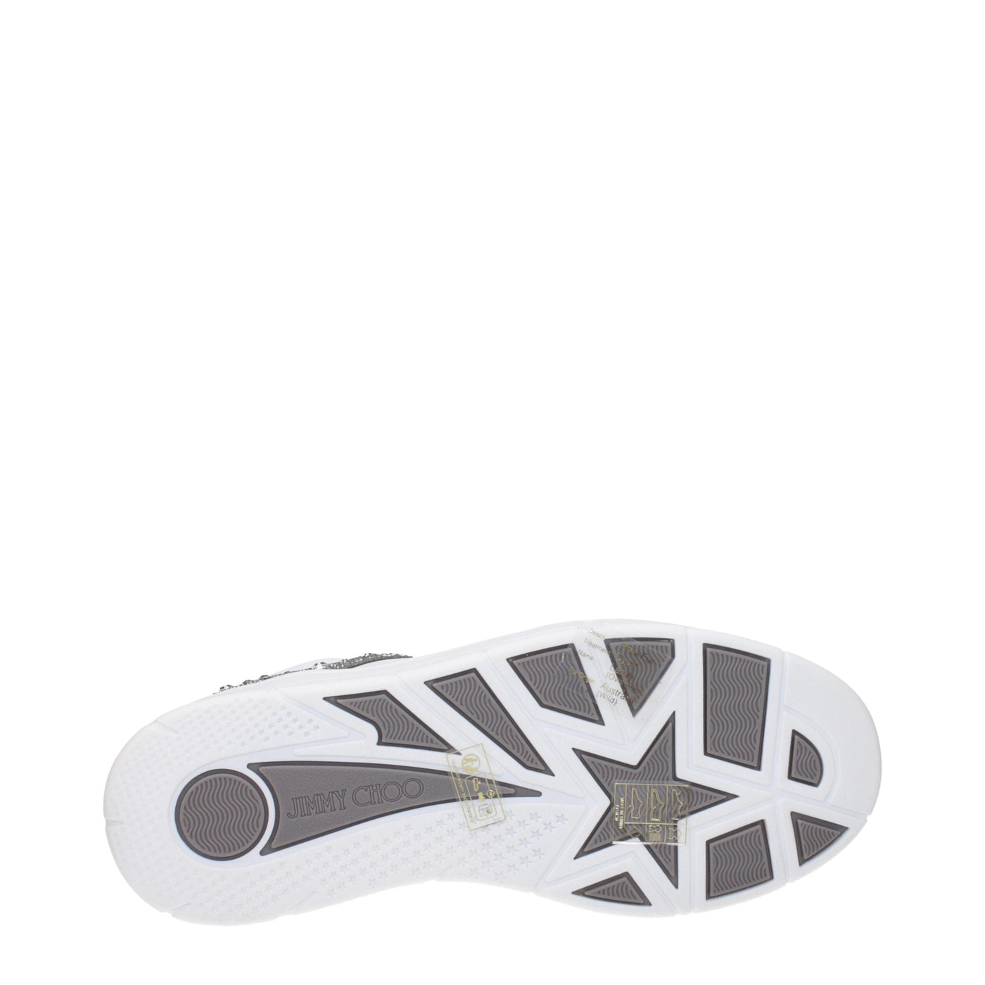 Jimmy Choo White Leather Chunky Sneakers
