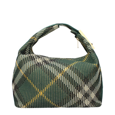 Sacs à main en tissu vert Burberry
