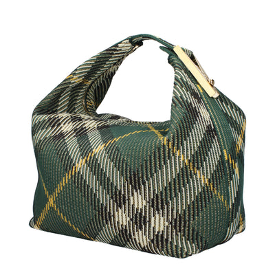 Sacs à main en tissu vert Burberry