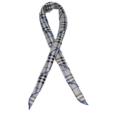 Burberry Gray Silk Foulards