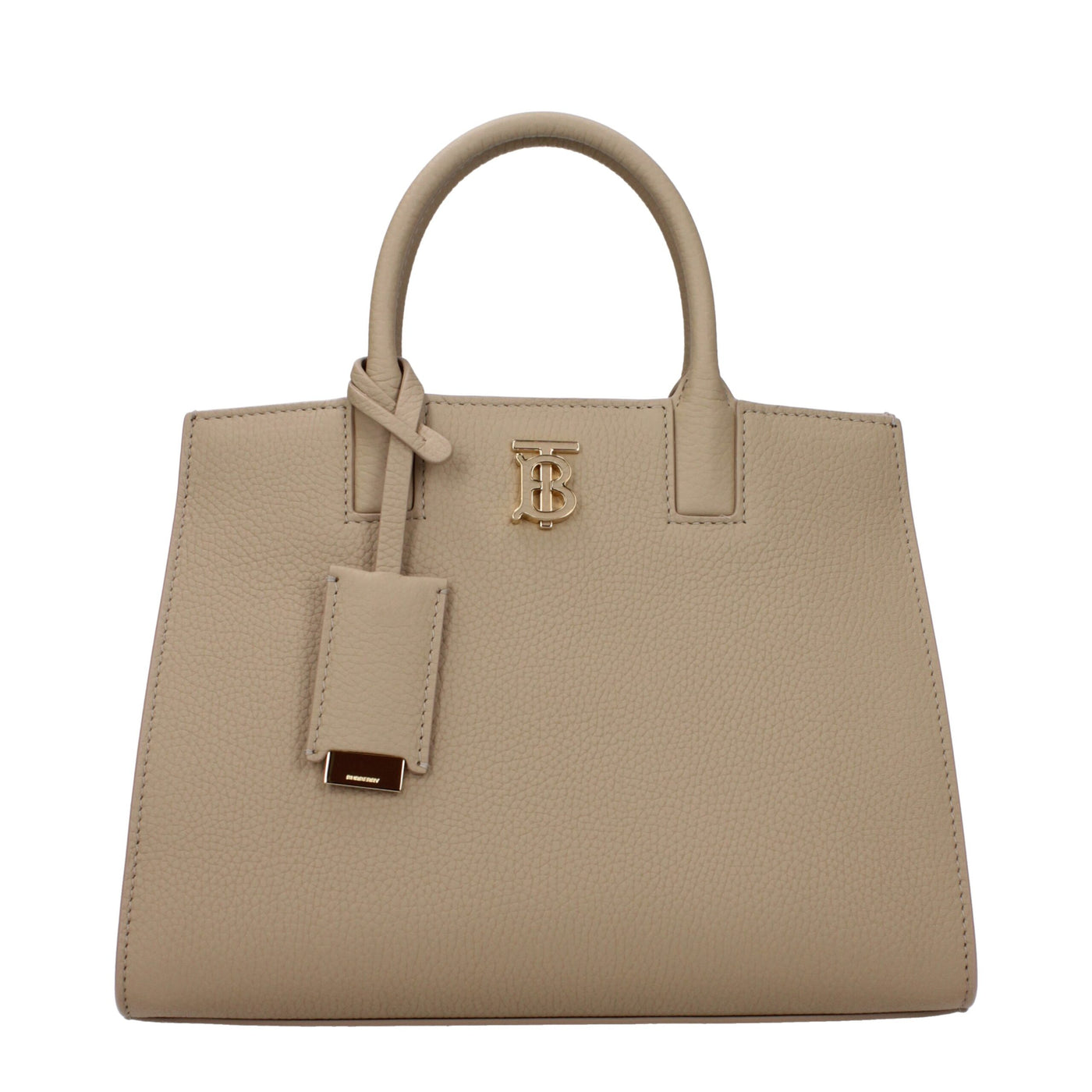 Sacs à main Burberry en cuir beige