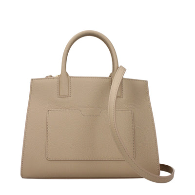Sacs à main Burberry en cuir beige