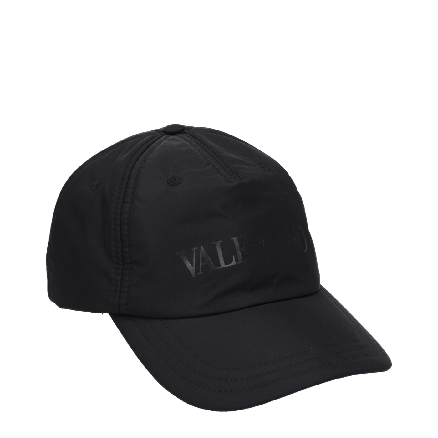 Valentino Garavani Zwarte Polyamide Petten (Honkbalpet)
