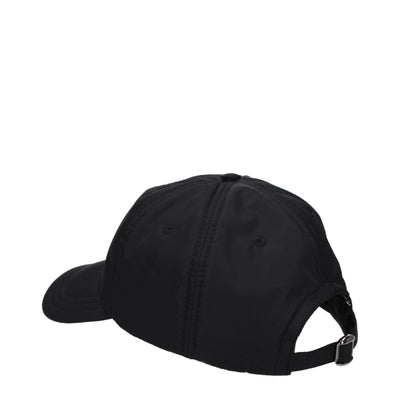 Valentino Garavani Zwarte Polyamide Petten (Honkbalpet)