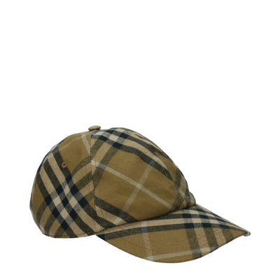 Burberry Groene Katoenen Petten (Baseball Pet)