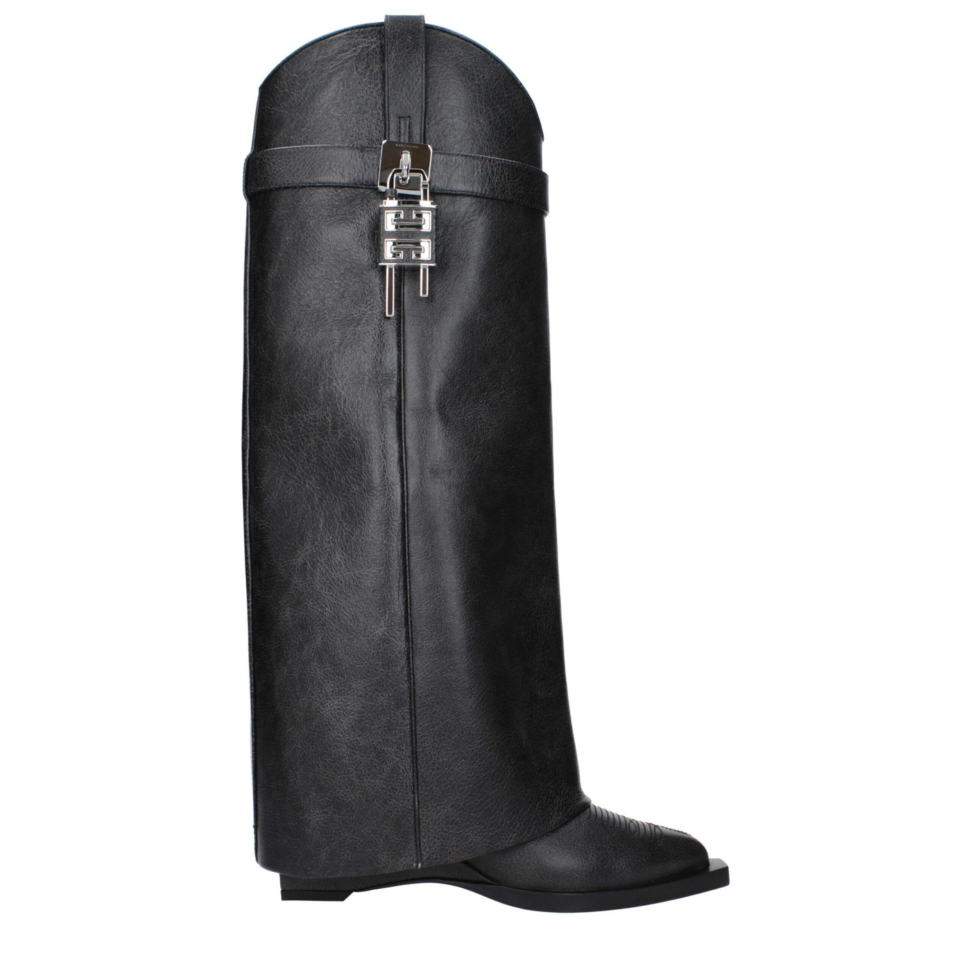 Givenchy zwarte leren laarzen