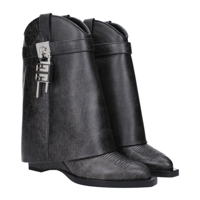 Givenchy zwarte leren enkellaarsjes
