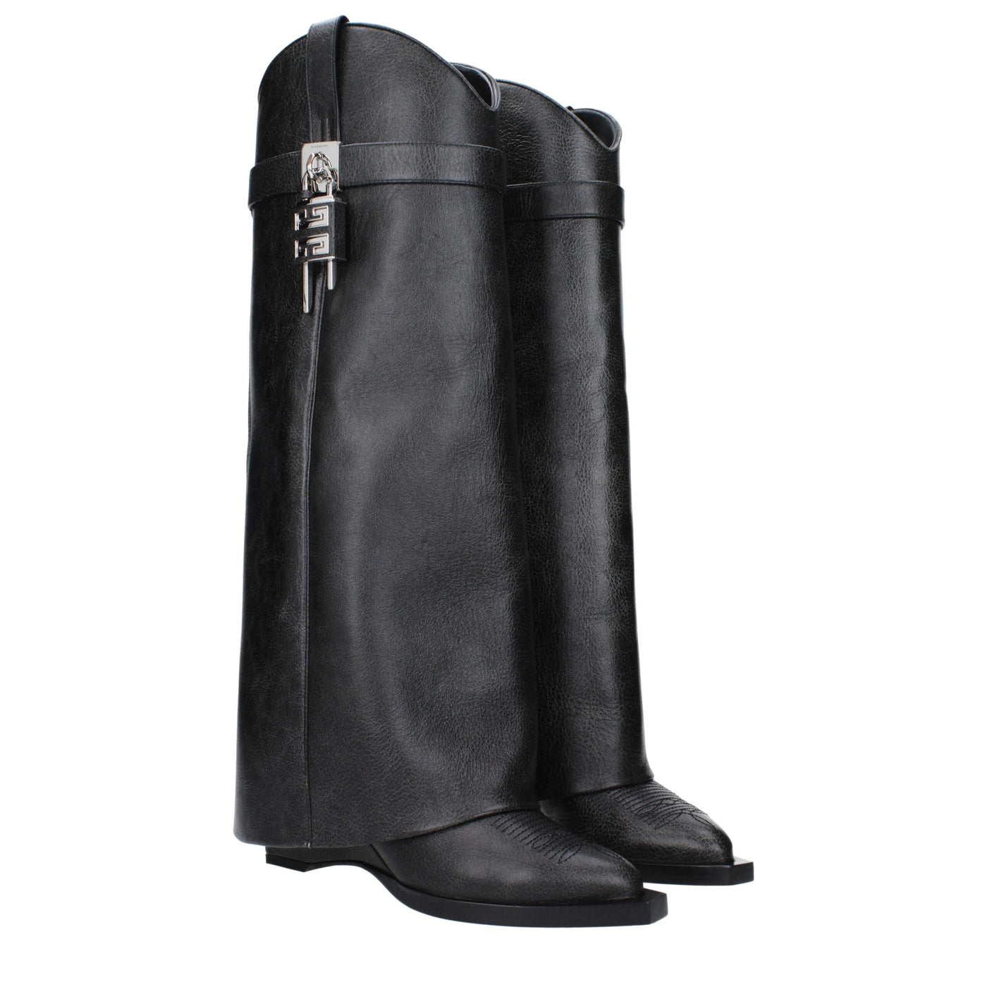 Givenchy zwarte leren laarzen