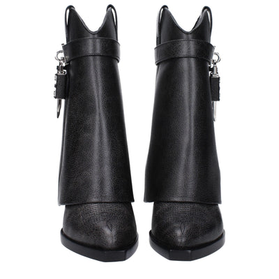 Givenchy zwarte leren enkellaarsjes