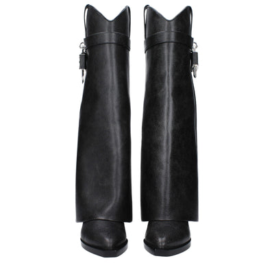 Givenchy zwarte leren laarzen