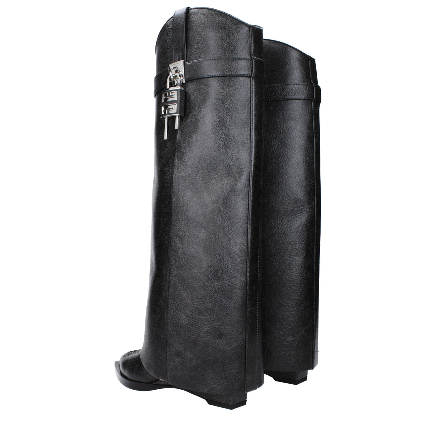 Givenchy zwarte leren laarzen