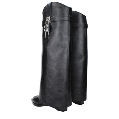 Givenchy zwarte leren laarzen