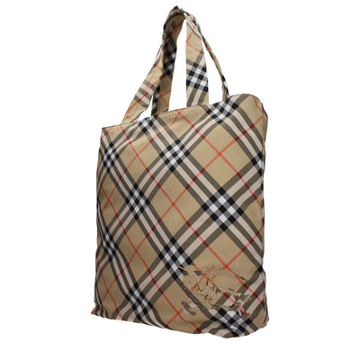 Burberry Beige Fabric Shoulder Bags