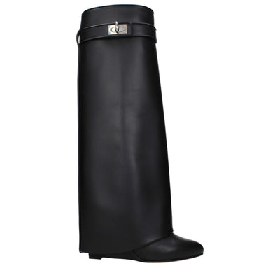 Givenchy zwarte leren laarzen