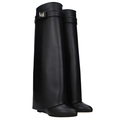 Givenchy zwarte leren laarzen
