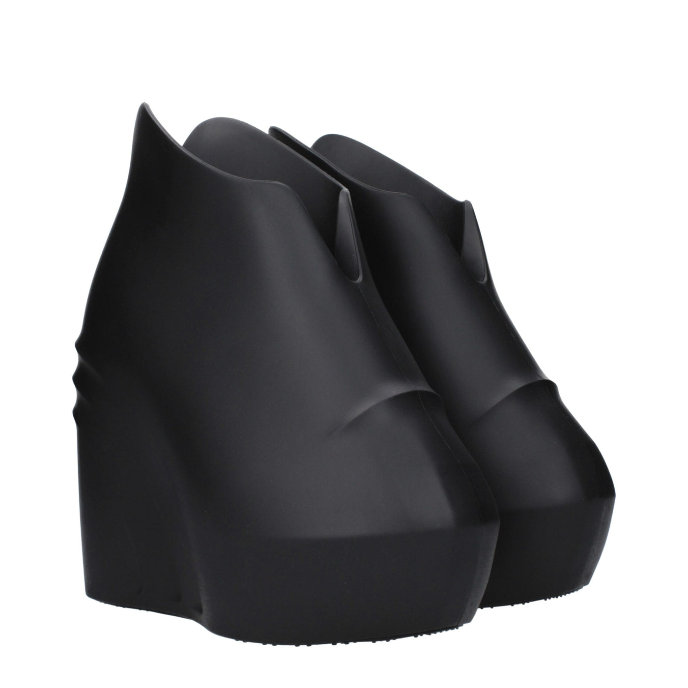 Givenchy Black Cotton Wedges Sandals