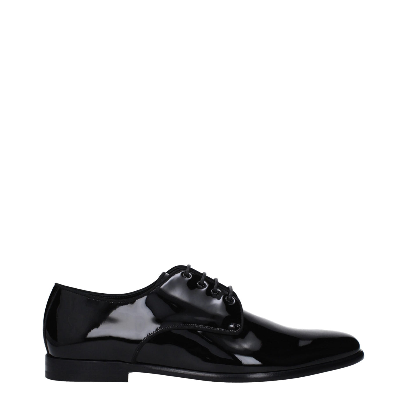 Dolce &amp; Gabbana Zwarte Leren Oxfords en Derbies