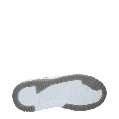 Baskets épaisses en cuir blanc Versace