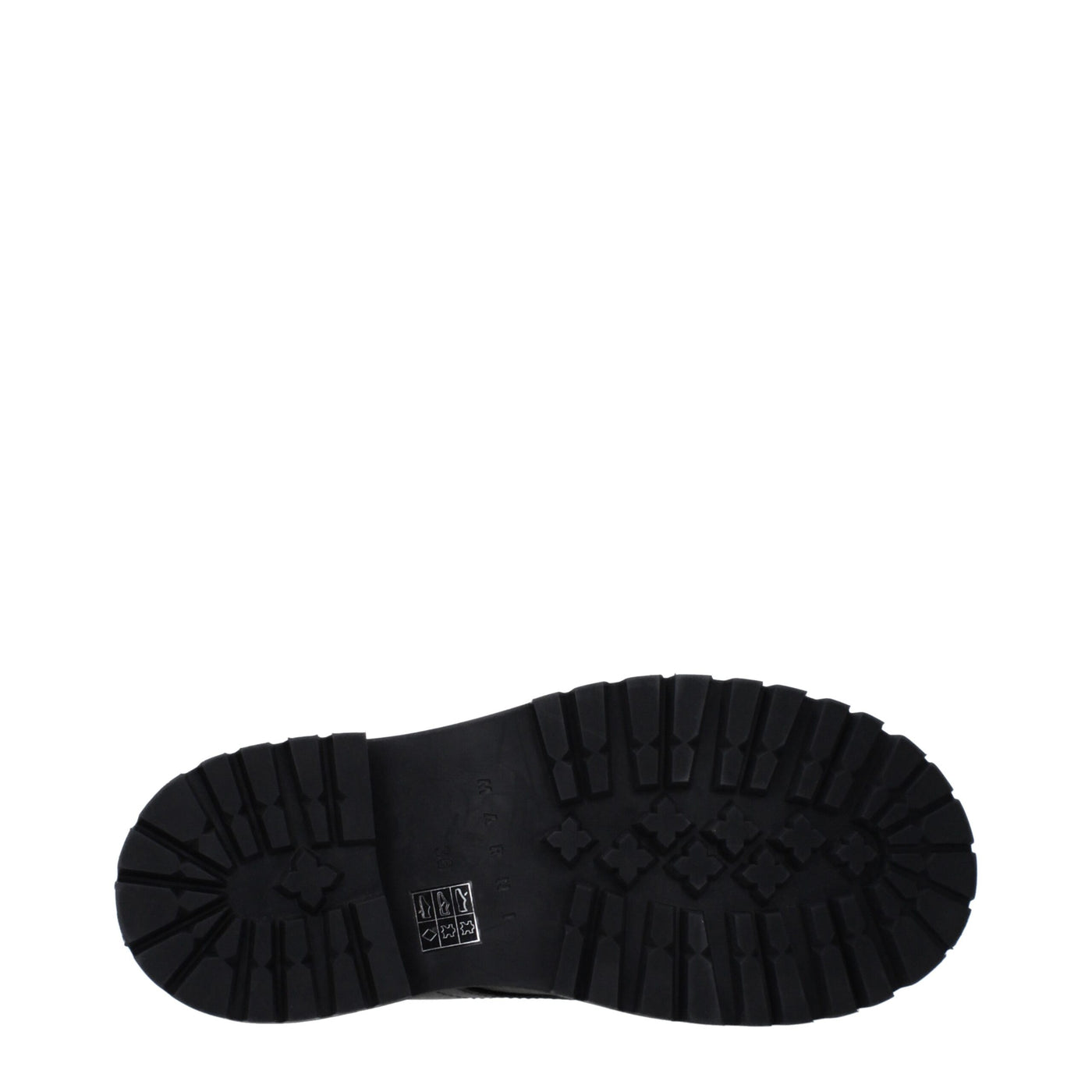 Richelieus et derbies en cuir noir Marni