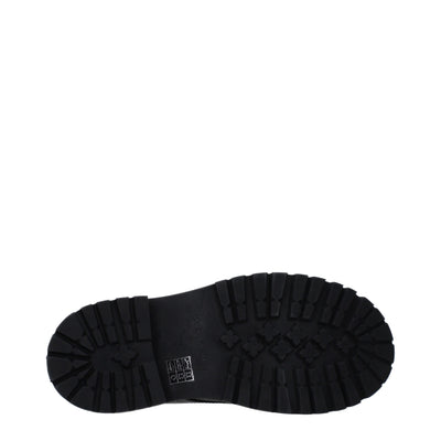 Richelieus et derbies en cuir noir Marni