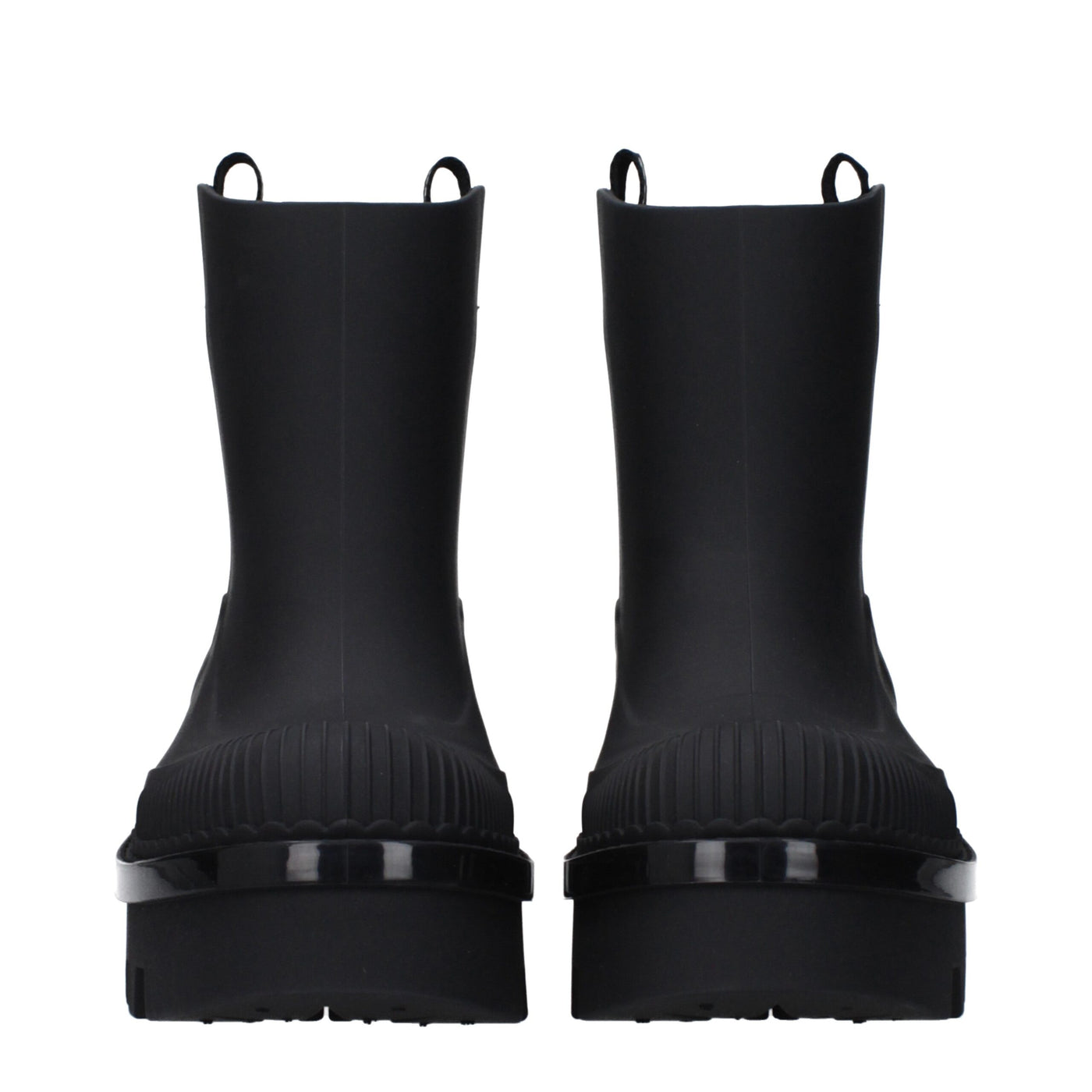 Bottines Chloé en coton noir