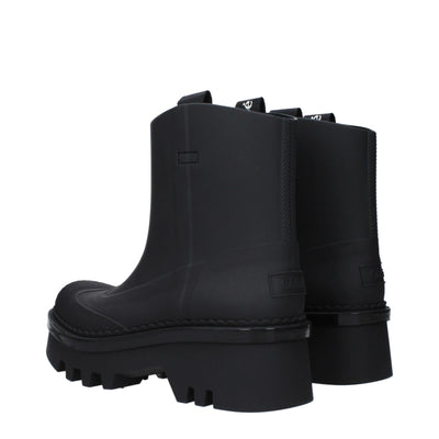 Bottines Chloé en coton noir