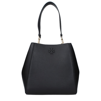Tory Burch zwarte leren schoudertassen