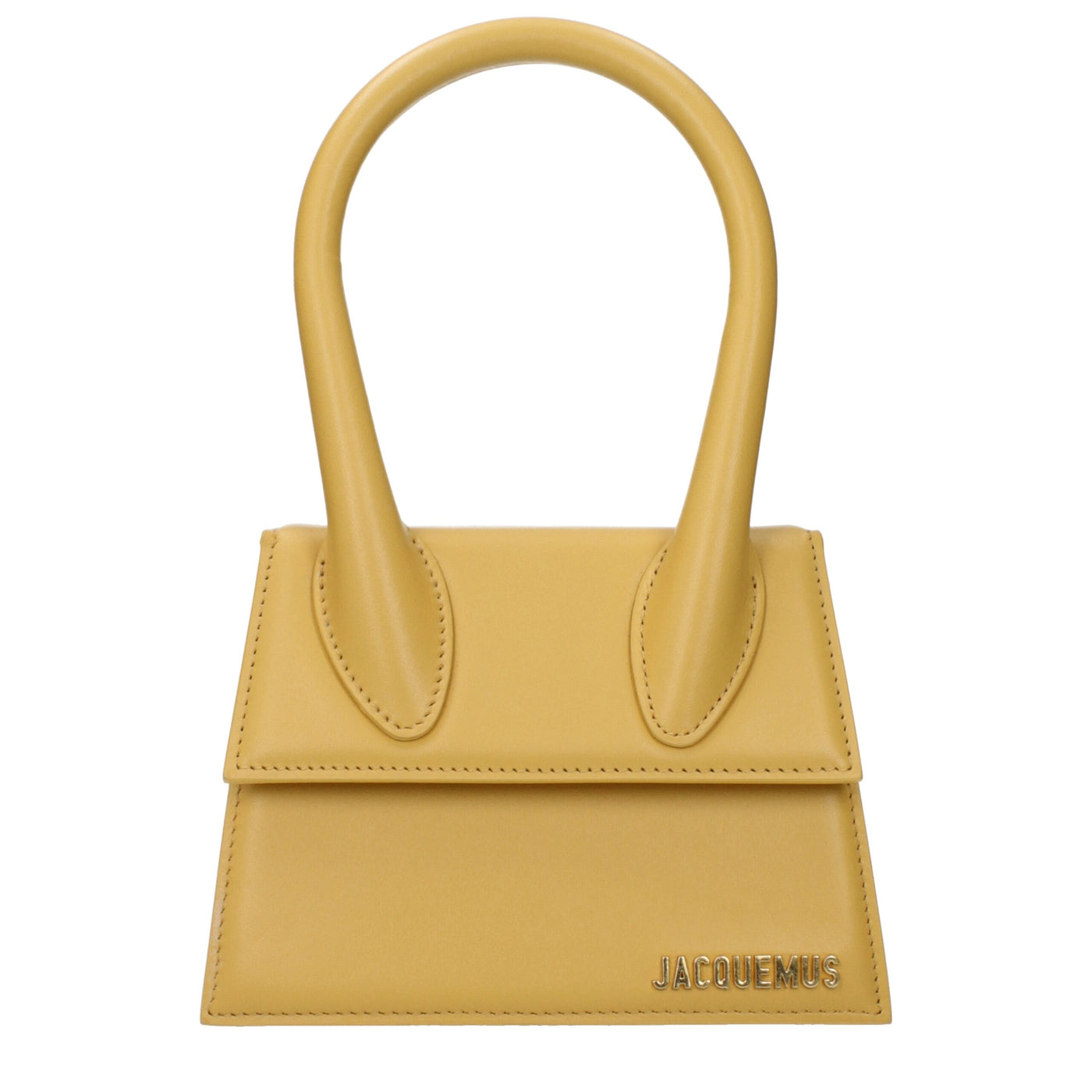 Sacs à main en cuir jaune Jacquemus