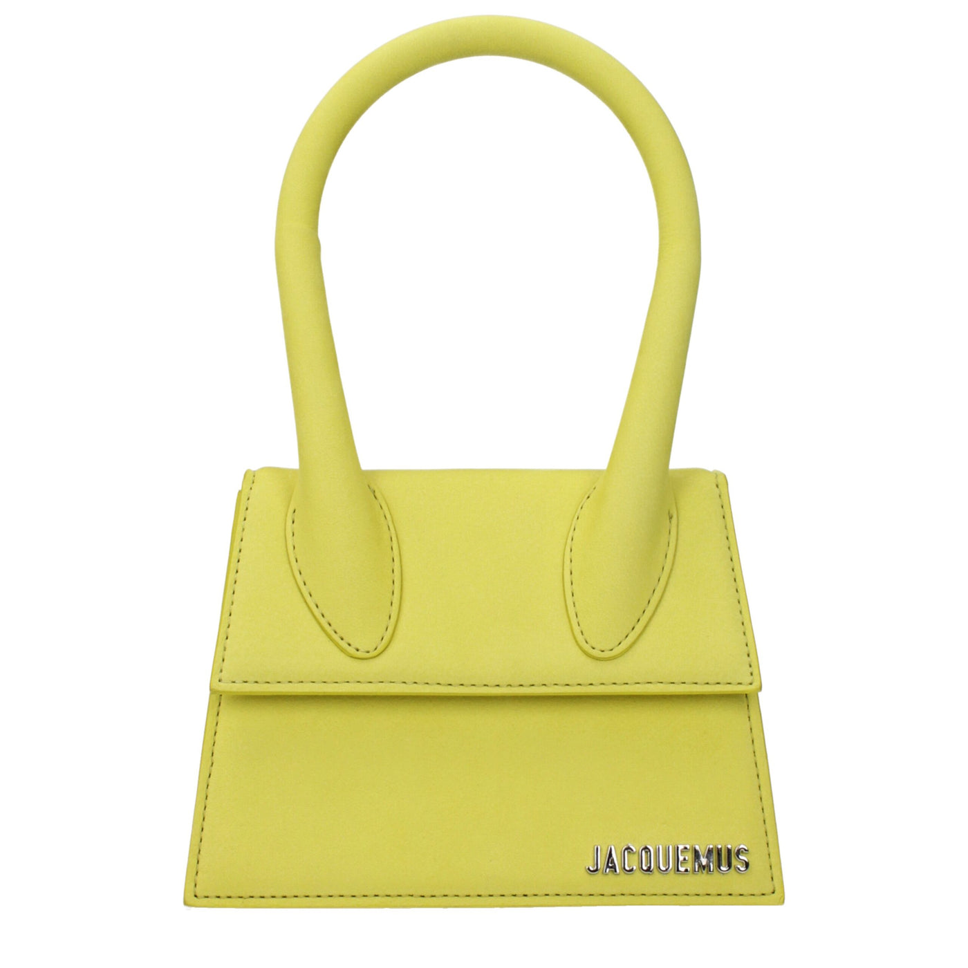 Sacs à main en cuir jaune Jacquemus