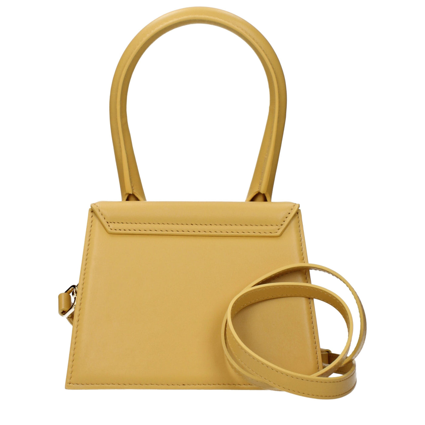 Sacs à main en cuir jaune Jacquemus