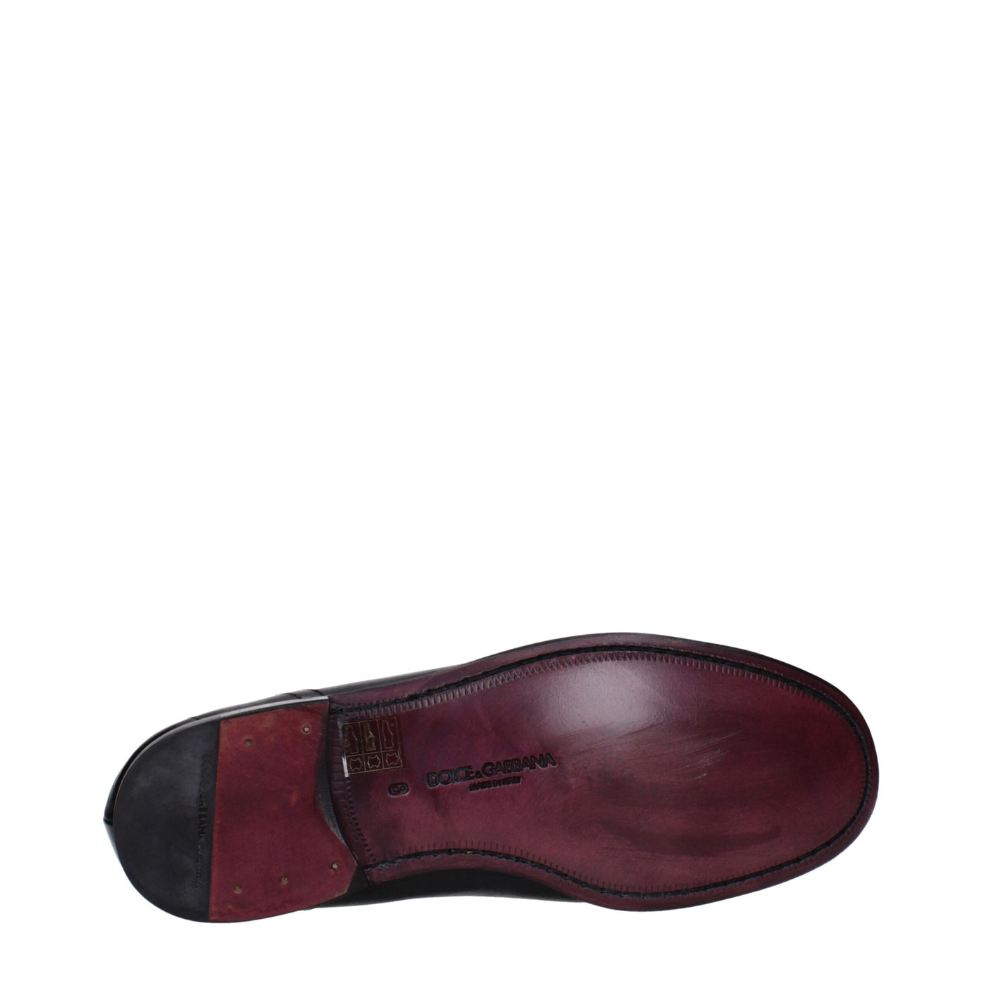 Dolce &amp; Gabbana zwarte leren instappers