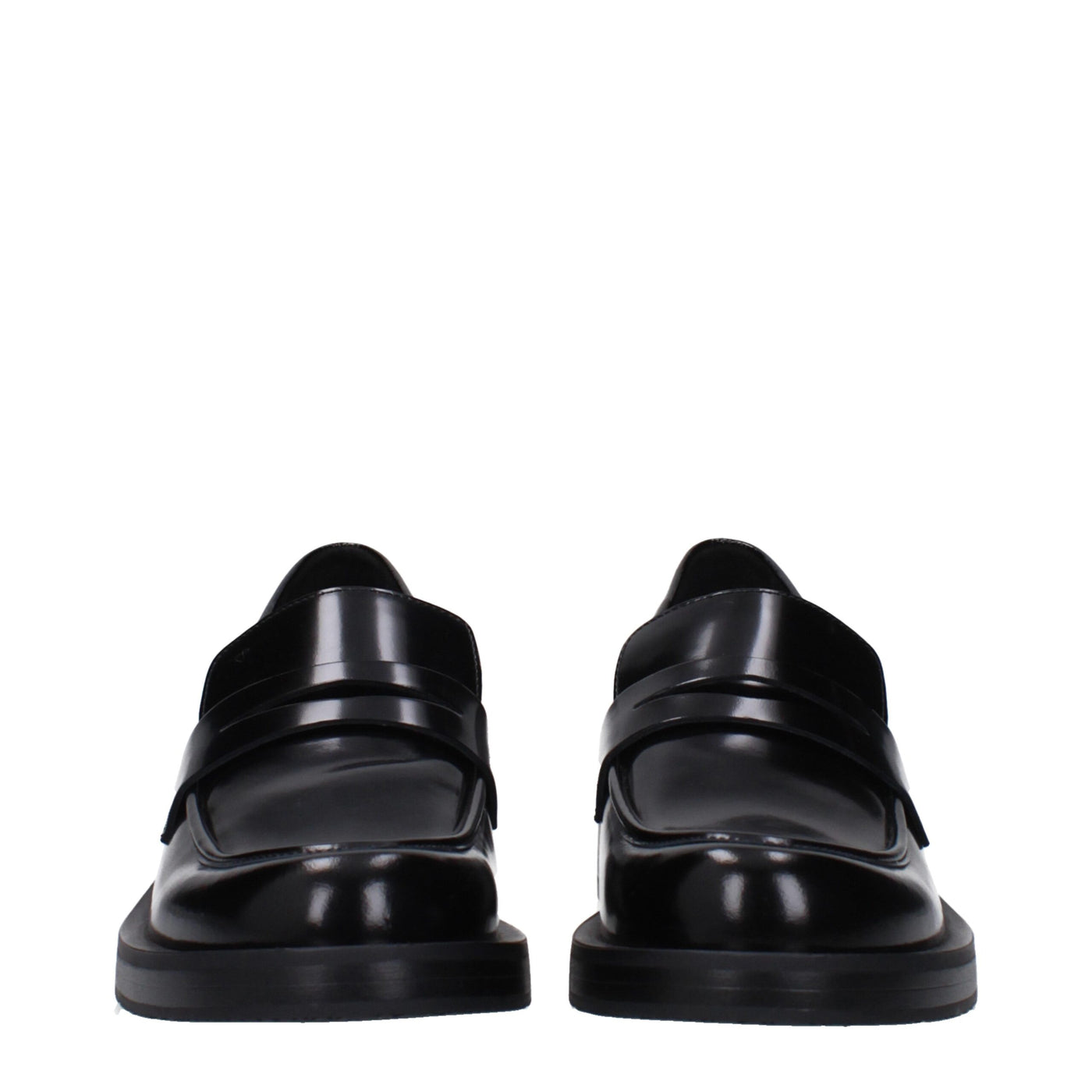 Stuart Weitzman zwarte leren instappers