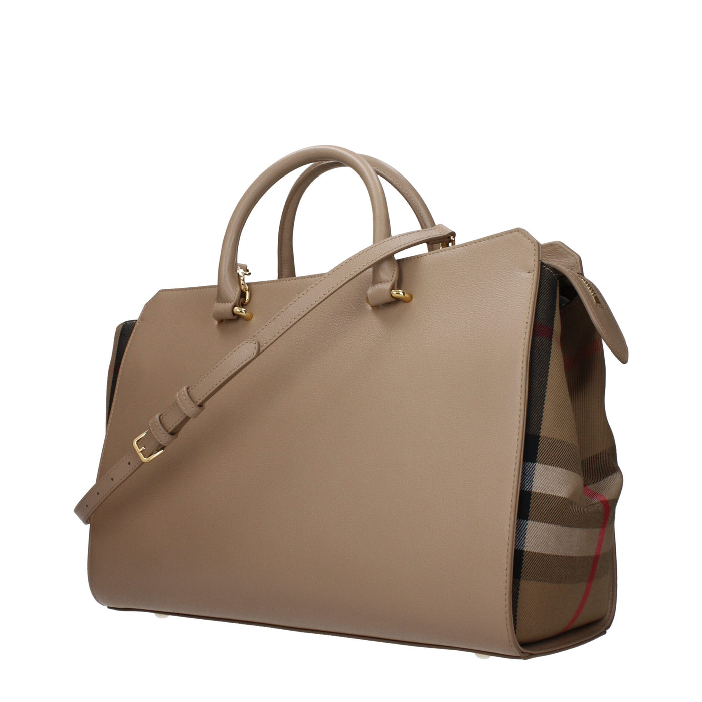 Sacs à main Burberry en cuir beige