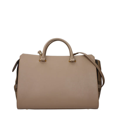 Sacs à main Burberry en cuir beige