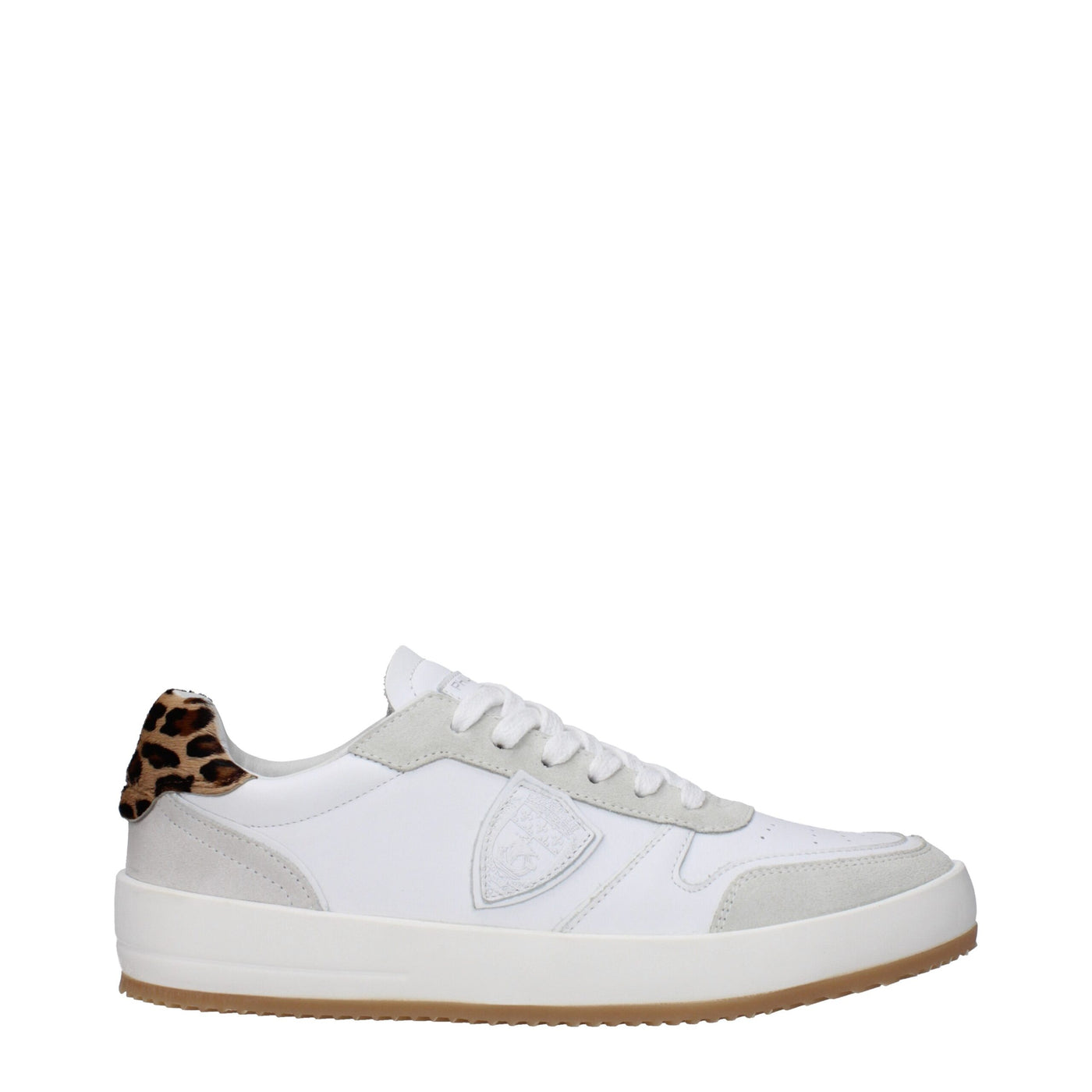 Philippe Model Baskets basses en cuir blanc