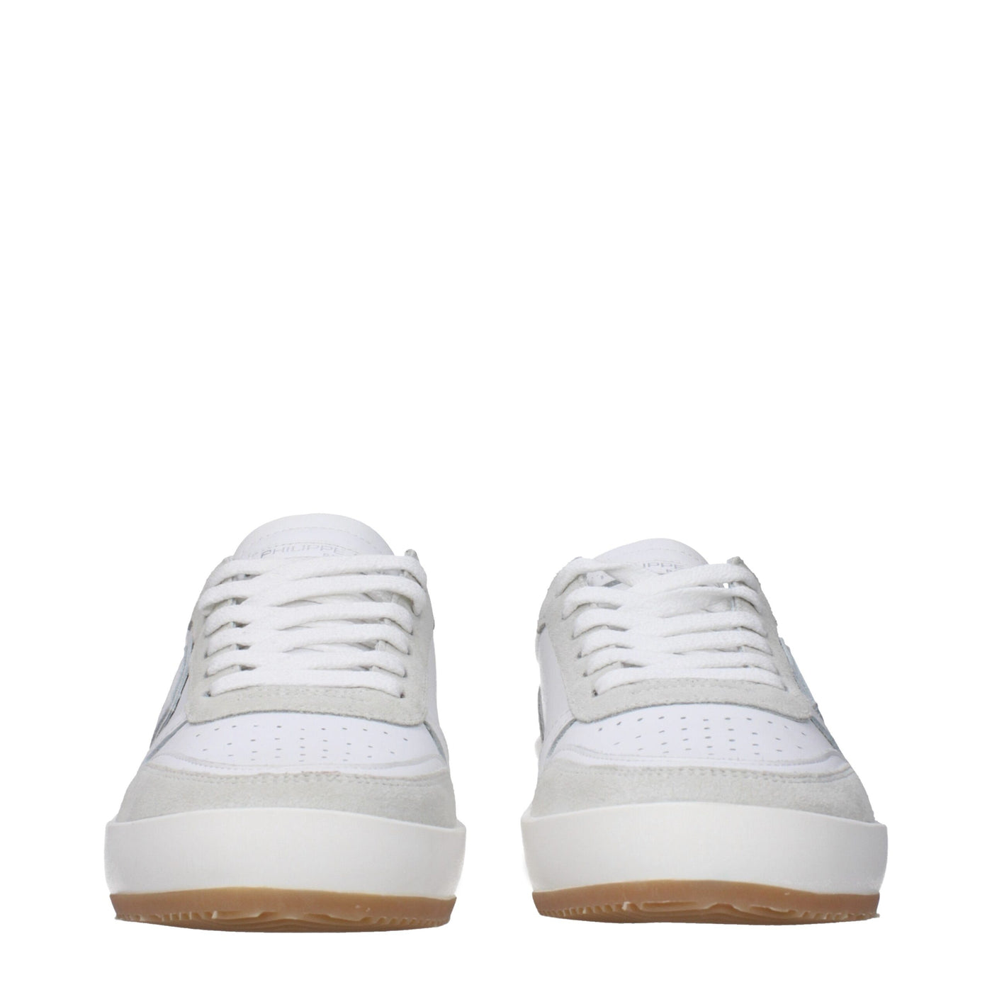 Philippe Model Baskets basses en cuir blanc
