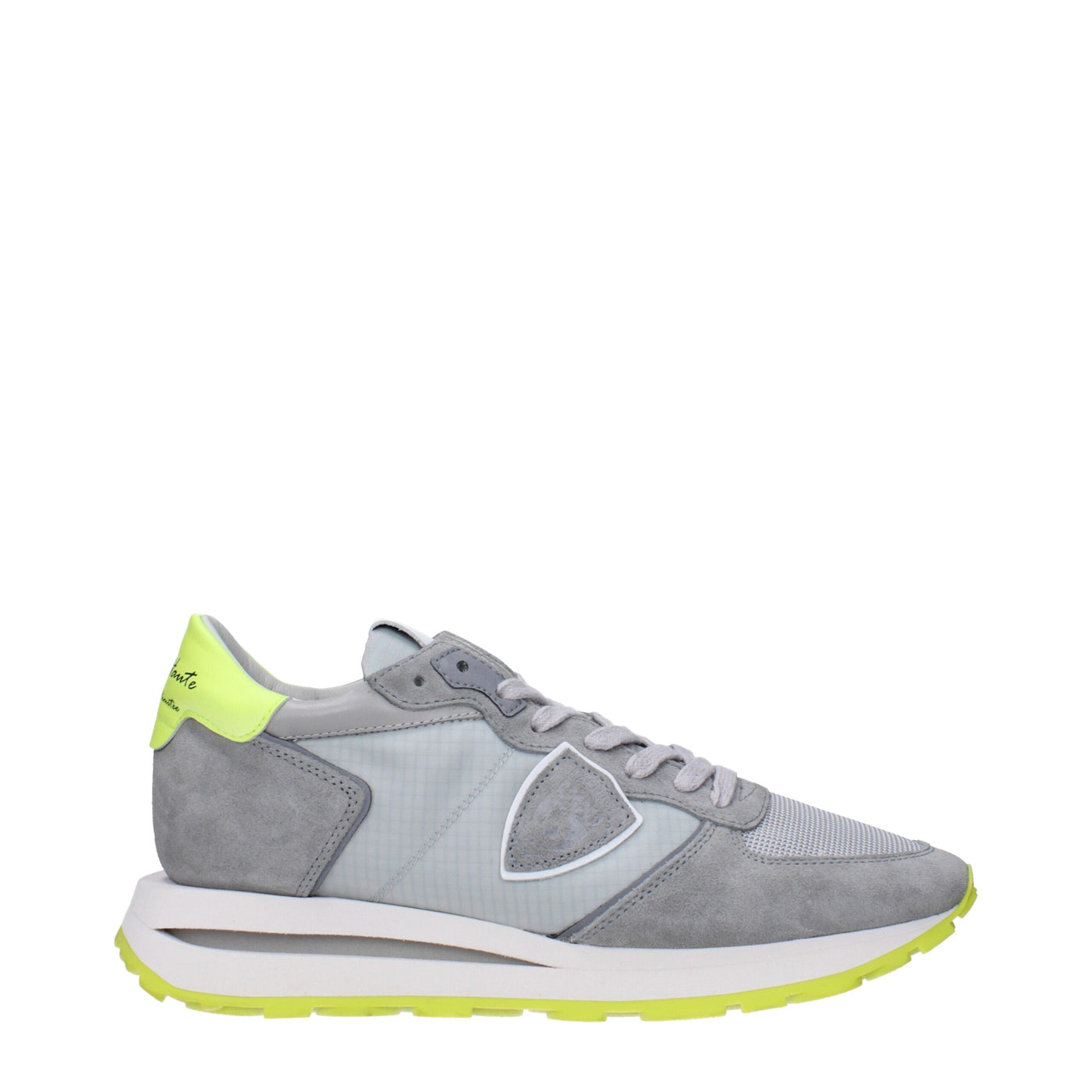 Philippe Model Grijze Stoffen Sportschoenen