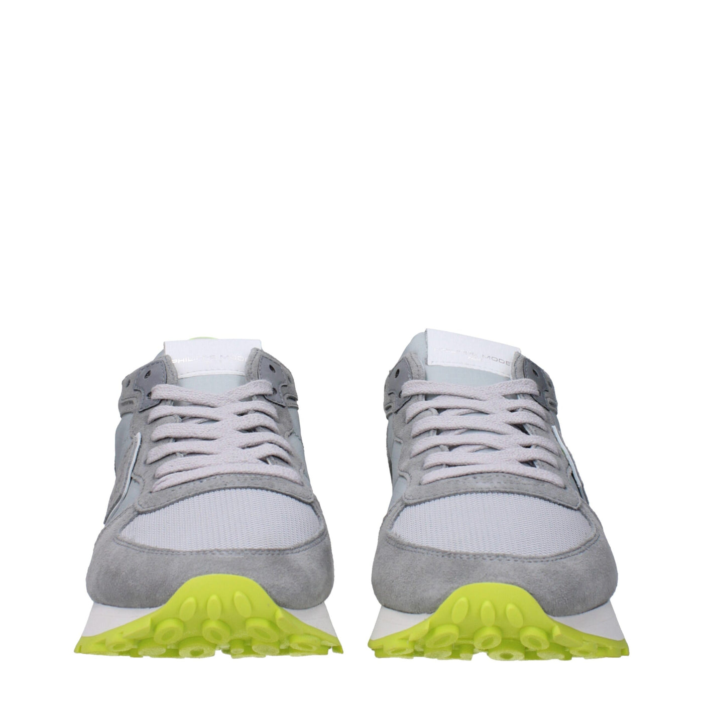 Philippe Model Grijze Stoffen Sportschoenen