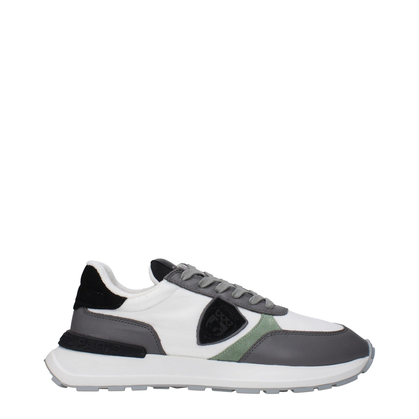 Philippe Model Witte Stoffen Lage Toppen