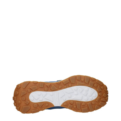 Philippe Model Blauwe Stoffen Sportschoenen