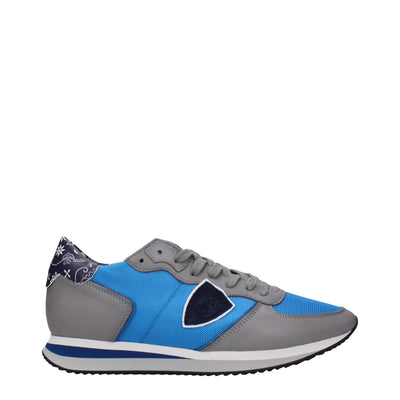 Philippe Model Blauwe Stof Lage Toppen