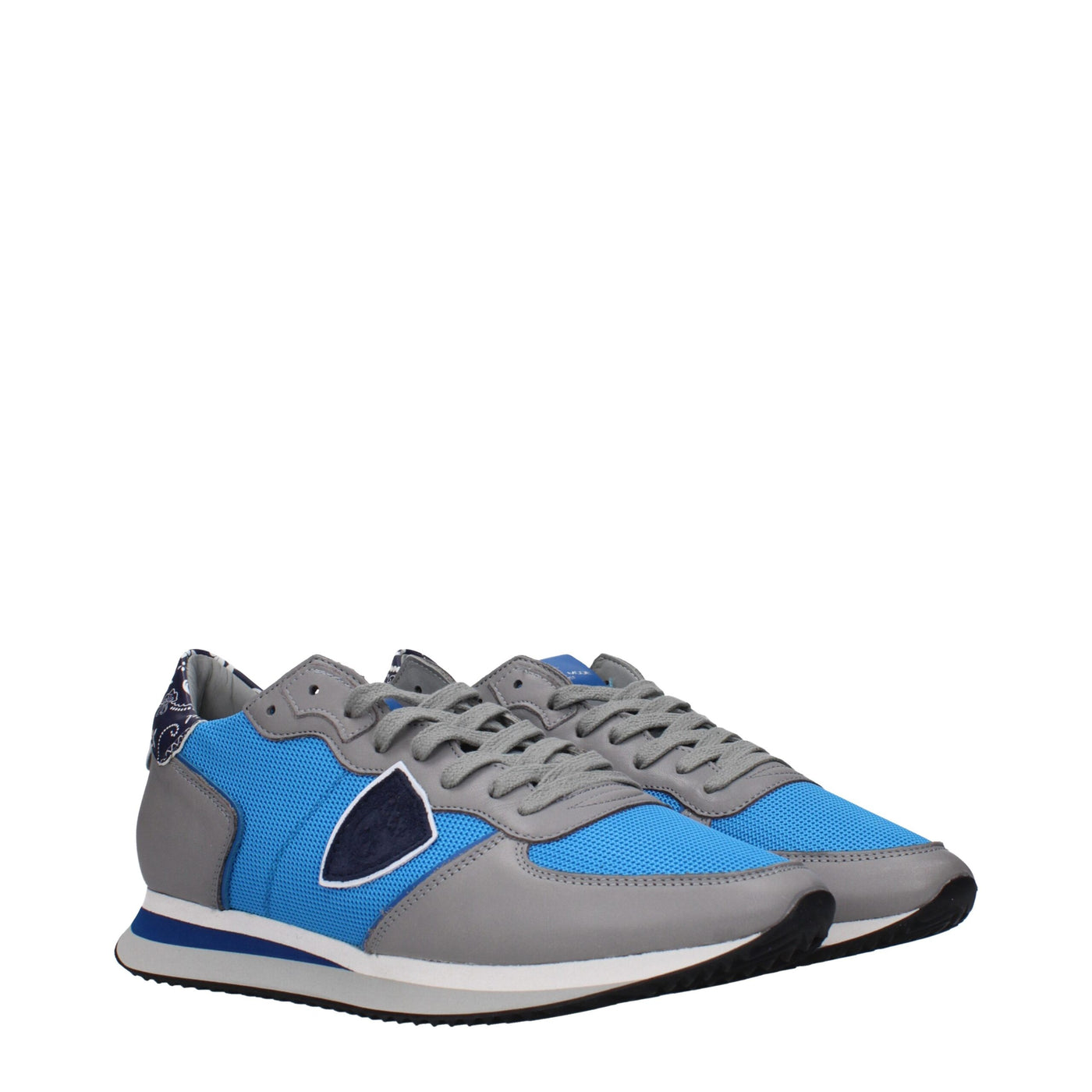 Philippe Model Blauwe Stof Lage Toppen